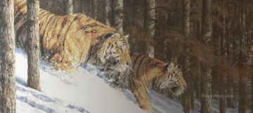 タイガー2 Oil Paintings
